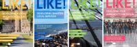 Covers Magazines gemeente Groningen LIKE! Interreg Project